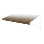 Solera Universal Fit Heavy-Duty Vinyl RV Patio Awning Replacement Fabric Sand Fade (White When Closed) 18' Awning (17'4" Fabric)