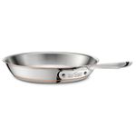 All-Clad 6110 SS Copper Core 5-Ply Bonded Dishwasher Safe Fry Pan/Cookware, 10-Inch, Stainless-Steel