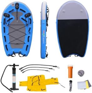 SAYOK 73inx41inx5.9in Inflatable Rescue Inflatable Body Board Floating Mat