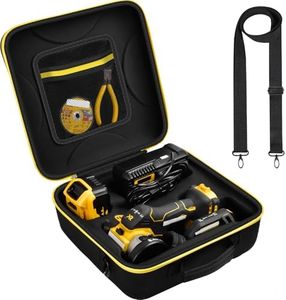 GWCASE Carrying Case Compatible with DEWALT Grinder 20V MAX Cut Off Tool 3 in 1 Brushless DCS438B, Storage Bag Holder Organizer for Charger, Batteries, Cutting Wheel &Other Accessories (Box Only)