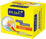 DR.EASY Color Trapper sheets for Laundry 120ct,remove dyes,fluorescent & heavy metals,maintain original color,Special Pores Texture absorb dyes more & faster,unscented,no Chemicals,safe in dryer