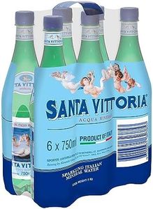 Santa Vittoria Sparkling Italian Mineral Water 750ml x 6. Zero Calories, Low Sodium and Enriched with Calcium, Magnesium and Mineral Salts. Bottled at the Source in Northern Italy