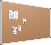 VIZ-PRO Cork Notice Board, 72 X 48 