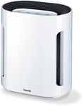 Beurer LR200 Air Purifier, Up to 15 m², Ventilation, 3 Filtrations, Ionic Function, Illuminated Display, Timer, Hepa Filter, 50 W, White