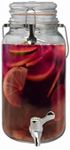 Nerthus FIH 168 4L Dispenser. Glass dispenser for juices or any other drink 4 lires dispenser