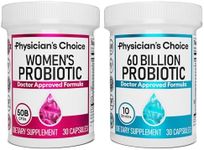 Physician's CHOICE - Complete Women's Gut Health Bundle: Probiotics 60 Billion CFU & Women's Prebiotics & Probiotics