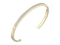 Michael Kors Precious Metal-Plated Sterling Silver Pavé Nesting Cuff Bracelet Gold MD