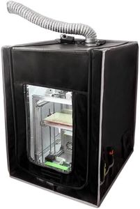 3D Printer Enclosure Tent with 12V DC Fan, Speed Controller, 1.5M Tube.Black 54 * 64 * 75CM Size. for FDM/Resin 3D Printers and Small Laser Engraver.