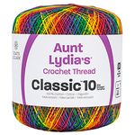 Aunt Lydia Classic Crochet Thread, 1 Pack, Mexicana, 900 Foot