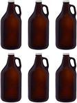 DISCOUNT PROMOS 6 Amber Glass Beer 