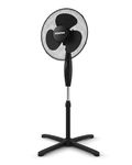 Schallen 16" Electric Oscillating Floor Standing Tall Pedestal Air Cooling Fan (Black)