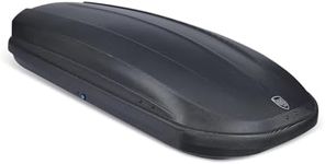 Garvee Rooftop Cargo Box Carrier Dual-Side Opening,12 Cubic Hard Shell Rooftop Cargo Carrier,165Lbs Weight Capacity with Secure Straps&Keys