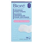 Bioré Deep Cleansing Pore Strips Value Pack for Instant Pore Unclogging and Blackhead Removal (14 Count)