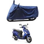 GOSHIV Water Resistant Scooter Body Cover Compatible for Hero Maestro Electric Polyester Fabric Outdoor Indoor Protection (Navy Blue)