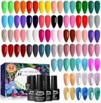 JEWHITENY 45PCS Gel Nail Polish Kit
