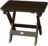 Highwood Folding Adirondack Side Table, Weathered Acorn