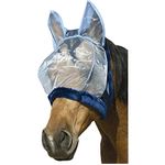 Intrepid International Charlie Bug-Off Shield Fly Mask with Ears, Horse