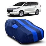 Cover Lab Presents Prime Quality Water Resistant Car Body Cover Compatible with Toyota Innova Crysta (Royal Blue with Mirror)