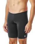 TYR Men's Durafast Elite Solid Jammer Swim Suit (Black, 34)