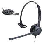 RJ9 Telephone Headset for Cisco IP Phone Call Center Headset with Noise Cancelling Microphone for Cisco CP-7861 7942G 7941G 7945G 7960 7961G 7962G 7965G 7971 7971G 7975G 8841 8861 9951 etc