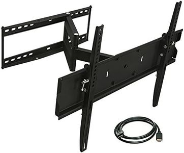 Mount-It! Full Motion TV Wall Mount with 17.3" Extending Swivel Arm | VESA Compatible 400x400 and 600x400, Fits 32 35 40 45 50 55 60 65 Inch | 110 Lbs Capacity