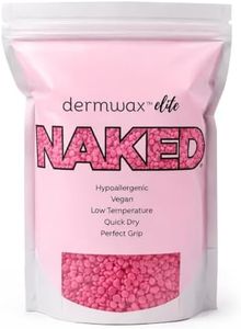 Dermwax Elite Naked Sparkle Malibu Hard Wax Beads, Sparkling Gel Formula