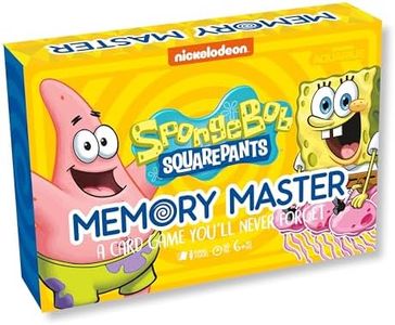 Aquarius Memory Master Spongebob Card Game