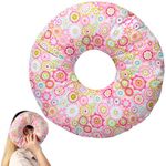 9 Inch Ear Piercing Pillow with Invisible Zipper, O-Shaped Pillow with an Ear Hole for Side Sleepers, Releasing Ear Pain Ear Inflammation Pressure Sores, Ear Guard Pillow for CNH and Ear Piercing