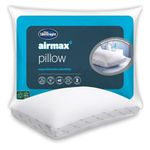 Silentnight Airmax Pillow – Air Mesh Sides Maximising Airflow Preventing Overheating for a Cool Night's Sleep – Machine Washable and Hypoallergenic Bed Pillow, White