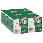 STARBUCKS Cappuccino by NESCAFÉ Dolce Gusto, 72 Cappuccino Coffee Pods (6 pack), Dark Roasted Espresso with Creamy Milk