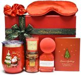 Christmas Gift Box for Women - Unique Spa Holiday Gift Basket Set for Women, Her, Mom, Wife, Girlfriend, Sister, Coworker, Teacher, Nurse | Christmas Gifts Ideas