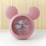 The Better Home Alarm Clock (15.5cm) |Alarm Clock for Students |Alarm Clock for Bedroom| Loud Alarm Clock for Heavy Sleepers| Alarm Clock for Kids |Mickey Mouse Shaped Table Clock for Study Table-Pink