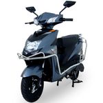 Komaki Electric Scooter X-ONE Smart Electric Two Wheeler. 50KM to 55KM Range One Charge/Charge No Driving License and Registration Required (Metal Grey)