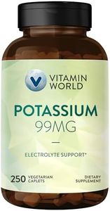 Potassium 99 mg Minerals Vegetarian Dietary Supplement 250 caplets