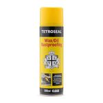 CarPlan Tetroseal Wax/Oil Rustproof, Clear, Aerosol, 500 ml – Heavy-Duty Oils, Waxes & Corrosion Inhibitors, Kills Rust, Silicone-Free, For Underbody & Internal Protection