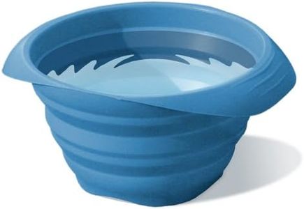 Kurgo Collapsible Travel Dog Bowl, Pet Food & Hiking Water Bowl, Food Grade Silicone Bowl for Dogs, Travel Accessories for Pets, Carabiner, Collaps a Bowl, Mash n’ Stash, Zippy Bowl