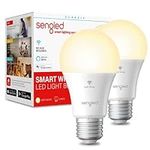 Sengled Smart Light Bulbs, WiFi Light Bulbs, Alexa Light Bulb, Smart Bulbs That Work with Alexa & Google Assistant, A19 Soft White (2700K) No Hub Required, 800LM 60W Equivalent High CRI>90, 2 Pack