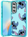 Qerrassa Stic Case for Samsung Galaxy S21 Cute Cartoon Character Kawaii Soft TPU Cover for Girly Girls Kids Boys Phone Cases Funny Pattern Fashion Protective Case for Samsung S21