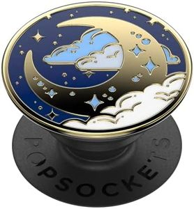 POPSOCKETS Pop Grip Holder for Phone & Tablet (Genuine) - Enamel Fly Me to The Moon