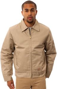 Dickies Insulated Eisenhower Front-Zip Jacket Chaqueta, Caqui, XXL para Hombre