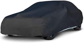 Budge BSC-3 Indoor Stretch Car Cover, Luxury Indoor Protection, Soft Inner Lining, Breathable, Dustproof, Car Cover fits Cars up to 200", Black