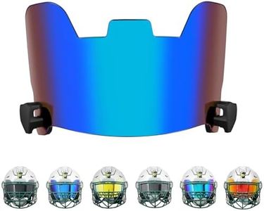 Zoviura Tinted Football Visor, Visor for Helmet with High Clarity, Impact Resistant Football Helmet Visor, Easy Install Visor Football for Yough&Adult Football Gear