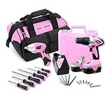 Pink Power Drill Set for Women - 18