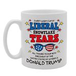 Coralgraph Inc MG4231 Liberal Snowflake TEARS All Thanks to Donald Trump Novelty Gift Printed Tea Coffee Cermic Mug