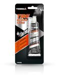 Visbella Tyre Repair Glue, Black Rubber Cement, Sidewall Tyre Scratch Repair Sealer, Fix a Flat, Restore & Protect Tire Surfaces for Car, Bike, Motorcycle, Lawn Mower 50g
