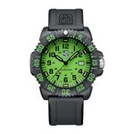 Luminox - G Collection Sea Lion X2.2067.1 - Mens Watch 44mm - Military Watch with Black Case/Band/Dial Green Numbers Date Function - 100m Water Resistant - Mens Watches - Swiss Made