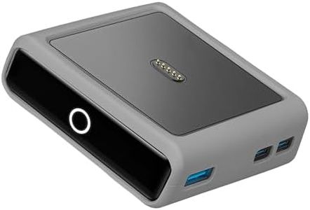 kwmobile Coque Compatible avec Anker Charging Base Prime Bank 100W Coque - Housse de Protection en Silicone pour Power Bank Batterie Externe - Gris