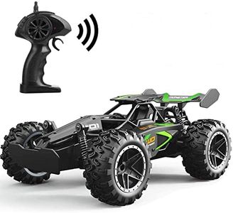 SZJJX Remote Control Cars – 2.4GHz High-Speed RC Car for Kids, 15KM/H+ 2WD Off-Road Car with 2 Rechargeable Batteries, Electric Remote Control Truck Toy for Boys & Girls Gifts (Green)