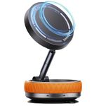 Highdas Car Phone Holder For Magsafe – Premium Portable Mount For Mirror & Dashboard, 360° Adjustable Mobile For Iphone 17/16/15/14/13/12 | Strongest Suction With 1-Year Warranty With Car Perfume
