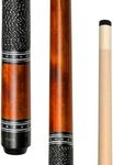 ASKA Short Kids Cue Stick LCS, Canadian Hard Rock Maple, 13mm Hard Tip, Choice of Length/Style (L9S 52" Brown) …